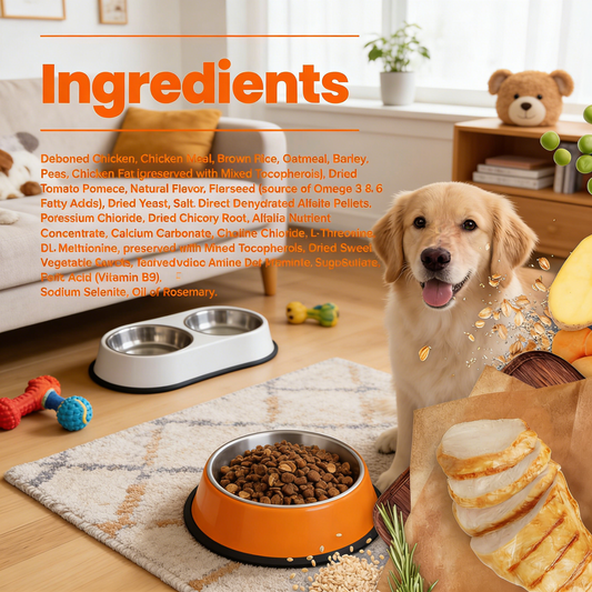 Adult Dry Dog Food, Chicken & Brown Rice Recipe, 30 lbs